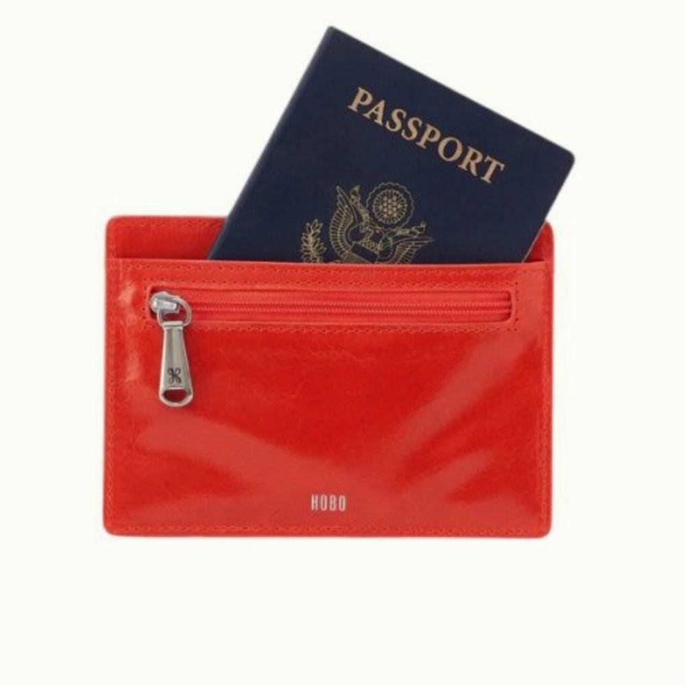 HOBO Euro Slide Card Case, Grenadine - Picture 3 of 4